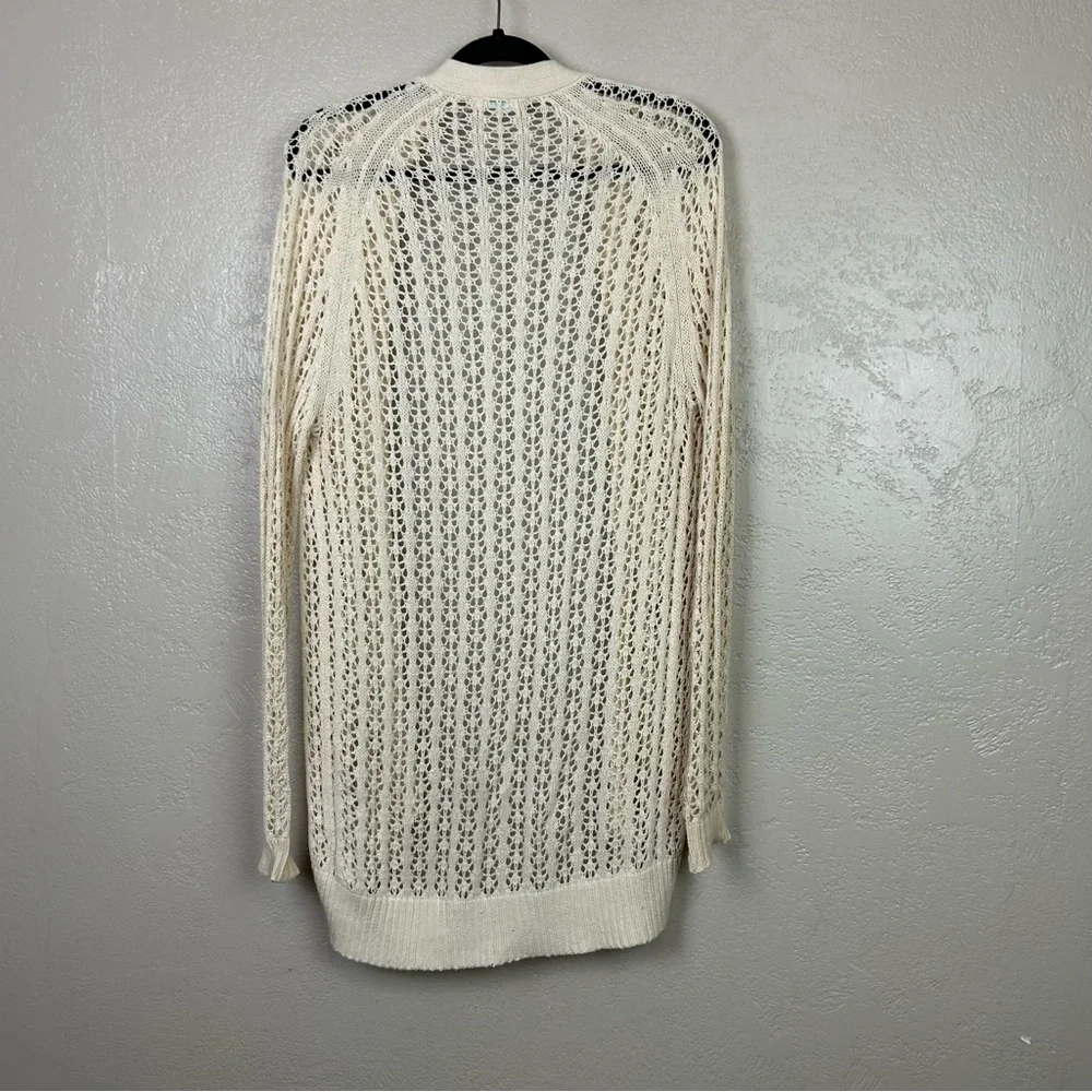 Kimchi Blue Cream Open-Knit Cardigan‎